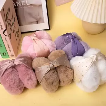 Новые складные наушники для зимы, женские, плюшевые, студенческие, симпатичные, морозостойкие и теплые, с повязкой на голову, наушники-мешки для ушей