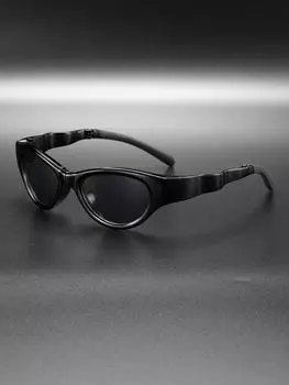 Новые складные солнцезащитные очки Солнцезащитные очки с защитой от ультрафиолета Женские солнцезащитные очки «кошачий глаз» Модные солнцезащитные очки для отдыха на открытом воздухе Женские солнцезащитные очки Мужские солнцезащитные очки белый