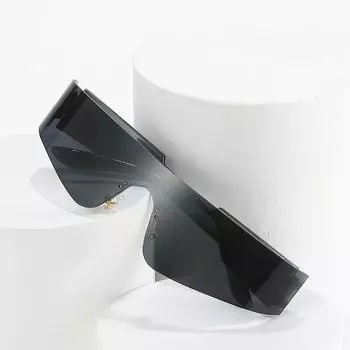 Новые солнцезащитные очки без оправы в стиле панк-спорт, модные уличные солнцезащитные очки для мужчин и женщин, цветные модные индивидуальные очки