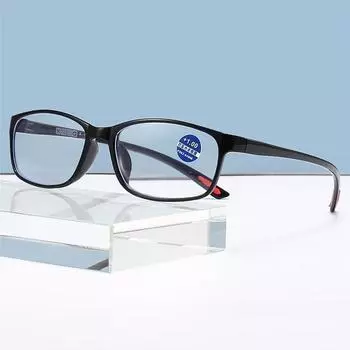 Новые солнцезащитные очки для чтения с двойным светом для мужчин и женщин, солнцезащитные очки с защитой от синего света, пресбиопические солнцезащитные очки с градиентными линзами и степенью +1