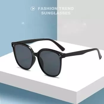 Новые солнцезащитные очки для женщин, высококачественные солнцезащитные очки в стиле ретро, женские классические квадратные очки для женщин/мужчин, роскошные culos De sol UV400 чёрный