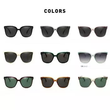 Новые солнцезащитные очки HD с нейлоновыми линзами, женские солнцезащитные очки TR90, модные очки в оправе