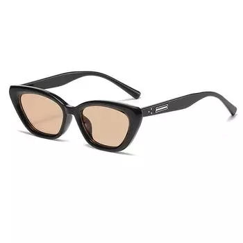 Новые солнцезащитные очки «кошачий глаз» в маленькой оправе, женские высококачественные солнцезащитные очки с защитой от ультрафиолета, модные универсальные солнцезащитные очки для мужчин