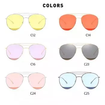 Новые солнцезащитные очки Ocean, модные металлические солнцезащитные очки, корейские модные солнцезащитные очки, персонализированные солнцезащитные очки