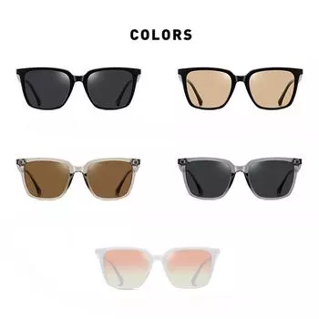 Новые солнцезащитные очки TR, популярные очки интернет-знаменитостей, поляризационные очки TAC, модные солнцезащитные солнцезащитные очки с декоративным козырьком UV400