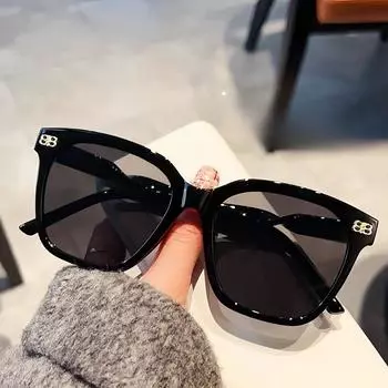 Новые солнцезащитные очки в черной оправе, женские высококачественные солнцезащитные очки, мужские модные солнцезащитные очки для путешествий, устойчивые к ультрафиолетовому излучению