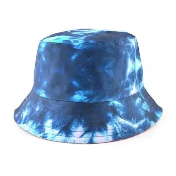 Новые солнцезащитные шляпы для мужчин и женщин, двусторонняя панама, четыре сезона, уличная повседневная пляжная кепка, модные рыбацкие шапки с чернильным принтом Gorras 56-59CM