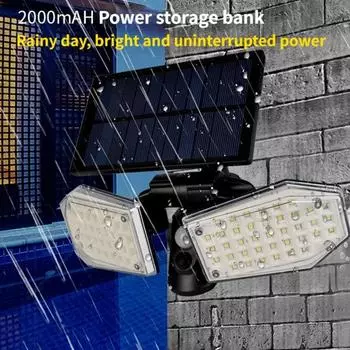 Новые солнечные датчики освещения для дома и виллы, уличные светильники, наружное дорожное освещение, настенные светильники 56SMD