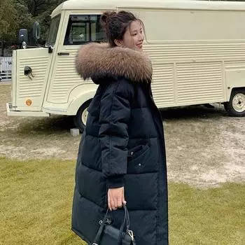 Новые средние и длинные большие размеры хлебная одежда свободная хлопковая утепленная одежда утолщенная хлопковая утепленная одежда женская зимняя хлопковая утепленная S