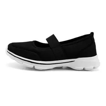 Новые старые пекинские тканевые туфли женские сетчатые дышащие и легкие туфли для мам повседневные модные спортивные туфли с одной педалью женские туфли 35 чёрный