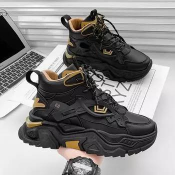 Новые стильные кроссовки для мужчин, корейская популярная спортивная обувь для мужчин, колледж, уличные повседневные мужские трендовые повседневные мужские туфли 39