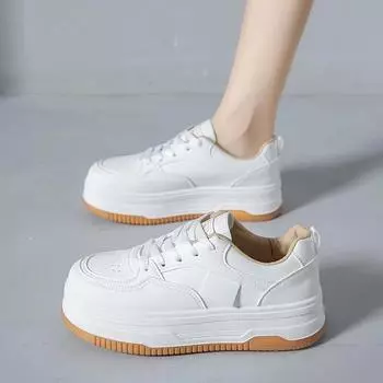 Новые стильные кроссовки с круглым носком и плоской подошвой, удобные повседневные кроссовки для бега, модные, с неглубоким горлом, дышащие, женские туфли 36