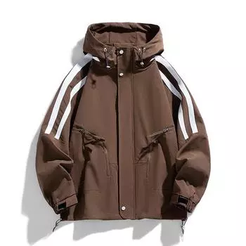 Новые стильные куртки для мужчин, весна и осень, новые рабочие куртки, свободные, повседневные, красивые и модные для подростков S
