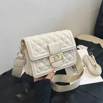 Новые стильные модные стеганые женские сумки с большой вместимостью на одно плечо и сумки для отдыха