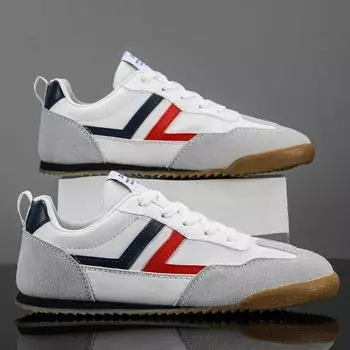 Новые стильные повседневные кроссовки, дышащая мужская спортивная обувь, мужские кроссовки, высокоэластичная, мягкая и удобная мужская обувь на все времена года 39 серый