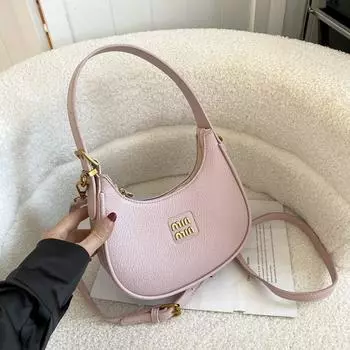 Новые стильные ретро-сумки для женщин, сумка-полумесяц, осенне-зимняя сумка-пельмень, универсальная сумка через плечо на одно плечо