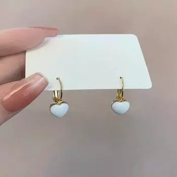 Новые стильные серьги «Любовь» для женщин, модные простые серьги для девочек, вечерние свадебные украшения, серьги