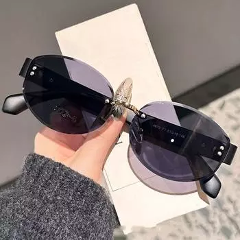 Новые стильные солнцезащитные очки для женщин и мужчин в стиле Ins, маленькая оправа, солнцезащитные очки UV400, унисекс, модные оттенки, очки CHINA