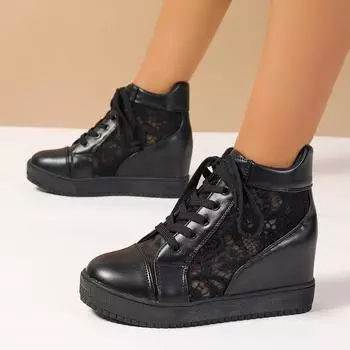 Новые стильные туфли с круглым носком, перекрестными ремешками, на плоской подошве, модные женские туфли с сетчатой вышивкой, дышащие повседневные спортивные туфли 35