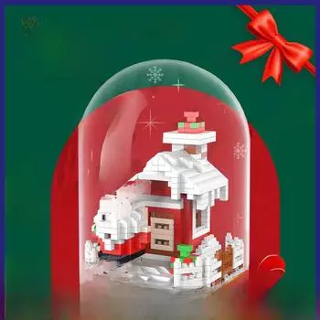 Новые строительные блоки для рождественской елки принцессы: Образовательный и креативный подарок-украшение для девочек.