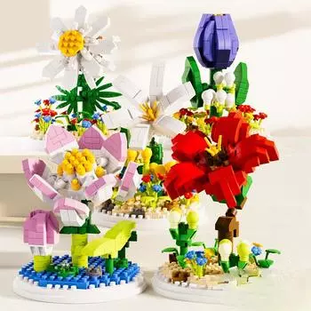 Новые строительные блоки, совместимые с мозаичными строительными игрушками, головоломками, настольными украшениями, самодельными мозаичными строительными блоками 8*6.7*6.7cm