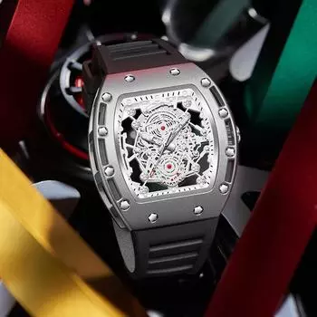 Новые студенческие часы мужские часы светящиеся водонепроницаемые кварцевые часы мужские часы в форме бочки