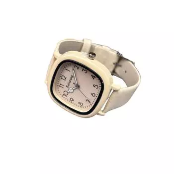 Новые студенческие модные персонализированные минималистичные часы, женские часы, цифровые студенческие часы с бабочкой на ремне абрикосовый