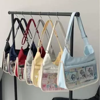 Новые студенческие сумки через плечо, ручная сумка, вместительная, на молнии, модные, с рисунком в корейском стиле, для отдыха, универсальные, квадратные сумки, сумки через плечо