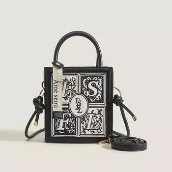 Новые сумки через плечо из искусственной кожи с вышивкой, модные маленькие женские сумки через плечо, винтажные женские сумки для телефона, женские сумки