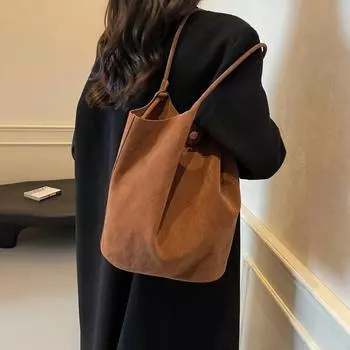 Новые сумки через плечо, новая мода, большой размер, универсальная ретро-сумка в стиле минимализма