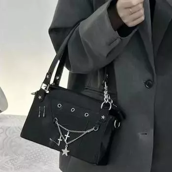 Новые сумки через плечо Прозрачные маленькие квадратные сумки Женская сумка для мобильного телефона Модные трендовые сумки через плечо Универсальные нишевые сумки