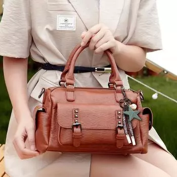 Новые сумки через плечо женские сумки большой емкости продвинутые ретро модные корейские стиль трендовые сумки для отдыха сумки через плечо