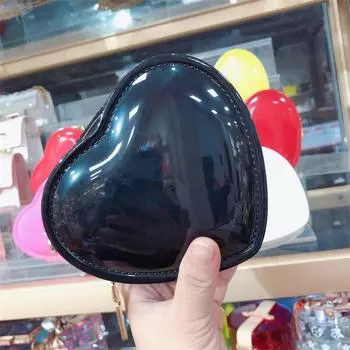 Новые сумки из желе, женские сумки через плечо, модные однотонные сумки с цепочкой в виде сердец, для поездок на работу и отдыха, универсальные кошельки для монет, сумки через плечо