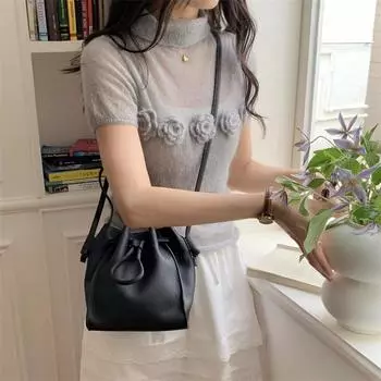 Новые сумки-ведра с завязками на завязках, женские сумки через плечо, модные сумки большой вместимости для поездок на работу из искусственной кожи, женские сумки