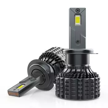 Новые светодиодные автомобильные фары 3570 1860CSP, модифицированные встроенными фарами ближнего и дальнего света H1 чёрный