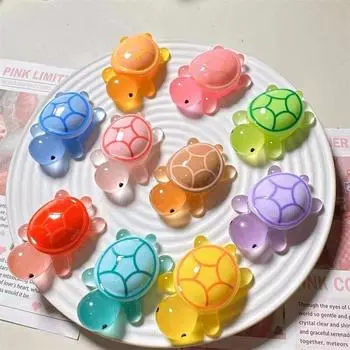 Новые светящиеся украшения пара черепах столкновение игрушка украшение сюрприз маленький подарок 2 pc