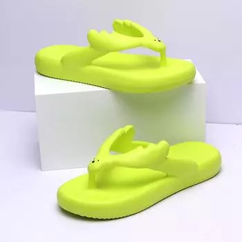 Новые тапочки Animal Женские шлепанцы на платформе Мягкие шлепанцы Eva Пляжные шлепанцы для душа 36 бежевый