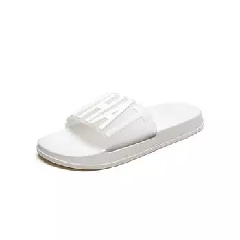 Новые тапочки, мужская летняя одежда, спорт на открытом воздухе, модные домашние нескользящие сандалии для ванной комнаты на толстой подошве для мужчин 36-37 белый