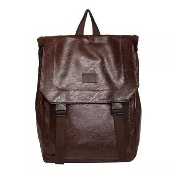 Новые тенденции моды, мужчины должны это сделать! Модное поколение корейской версии повседневного рюкзака, лидер модных тенденций. коричневый