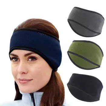 Новые теплые спортивные наушники Polar Fleece Headband, защитные ветрозащитные наушники для бега и зимних видов спорта армия зеленый
