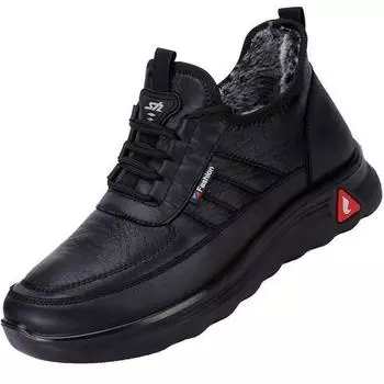 Новые тканевые туфли для мужчин с плюшевой изоляцией Повседневные хлопковые туфли с мягкой подошвой Легкие спортивные и прогулочные туфли 44