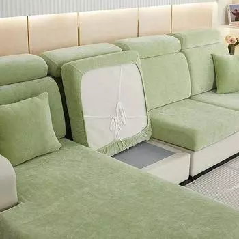 Новые толстые эластичные чехлы для диванных подушек для гостиной, углового дивана, синельные подушки, чехлы для сидений, чехлы для диванов Normal Size (S)-1pc