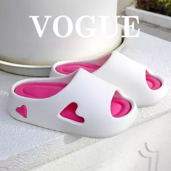 Новые толстые шлепанцы из ЭВА женские на платформе облачные шлепанцы женские ортопедические тапочки женские удобные мюли пляжные сабо сердечки CN 35-36 кофейный