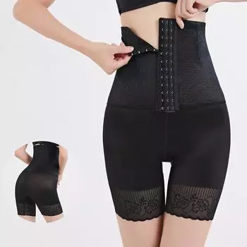 Новые тонкие дышащие брюки с высокой эластичной резинкой на талии, послеродовые брюки-боксеры с подтяжкой бедер, брюки-боксеры XXXL чёрный