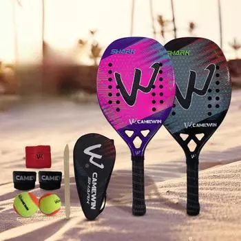 Новые тонкие пляжные ракетки из углеродного волокна 3K, прочность материала выше, более мощный ход