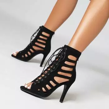 Новые тонкие высокие каблуки женские шпильки джазовые танцевальные замшевые подошвы ботильоны на заказ для латиноамериканских танцев сексуальные большие размеры 35