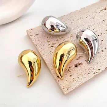 Новые трендовые французские серьги-капли, серьги Senior Sense Of Acrylic, женские серьги Temperament Large золотой