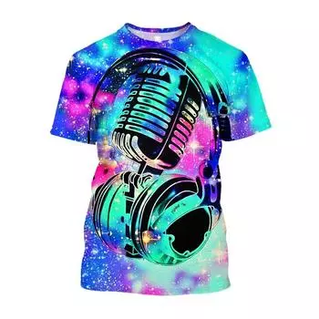 Новые трендовые футболки в стиле хип-хоп с музыкальным принтом для мужчин, модные повседневные уличные стили, эстетичная одежда, топы, футболки 6XL