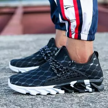 Новые туфли Blade Обувь для путешествий на открытом воздухе Обувь с дышащей сеткой Модная мужская обувь Спортивный стиль Повседневная обувь 39