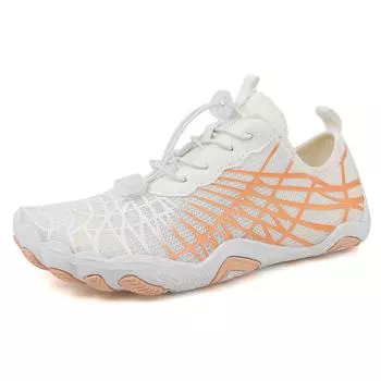 Новые туфли для активного отдыха с пятью пальцами Обувь для ручья Женская обувь для забродного пляжа Обувь для дайвинга Мужская обувь для плавания и фитнеса Велосипедная обувь для пар 35 черный серый